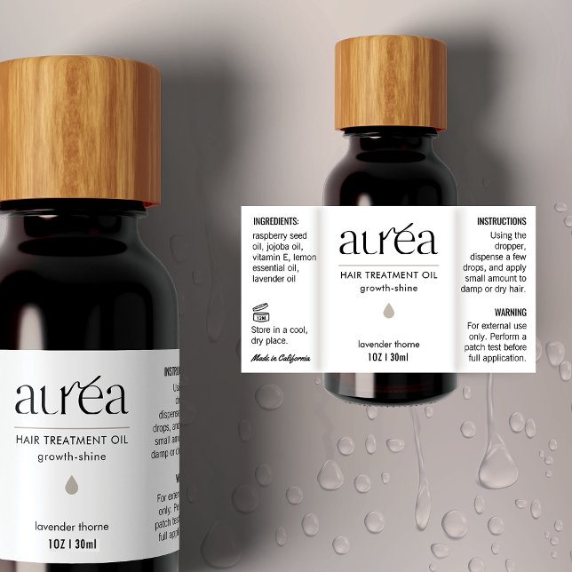 Etiquetas Rótulo à prova d'água de 1 OZ/30 ml de Frasco Estr (Criador carregado)