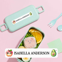 Rótulo à Prova d'Água de Design Fofo da Escola Kaw