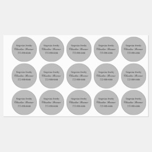 Etiquetas Rótulo Circular Impermeável Artista Comercial Arte