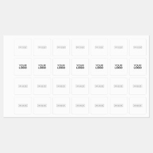 Etiquetas Rótulo de Ferro Quadrado Médio