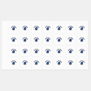 Etiquetas Rótulo de Ferro Quadrado Médio