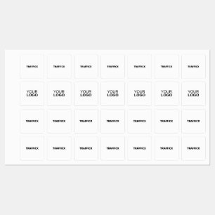 Etiquetas Rótulo de Ferro Quadrado Médio