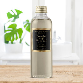 Etiquetas rótulo de produto cosmético à prova de água - pret