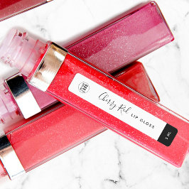 Etiquetas Rótulo de Produto de Contraste de Cores Editáveis