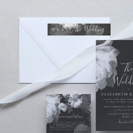 Etiquetas Rótulo de Quebra de Casamento vintage Antiquada B&