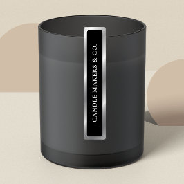 Etiquetas Rótulo de Vela fina com Prova de Tampa Preta de Pr