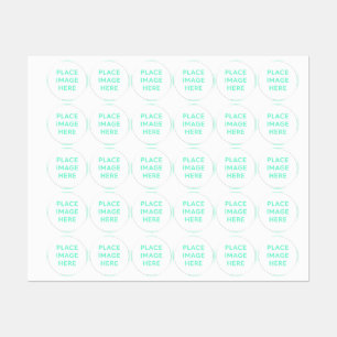 Etiquetas Rótulo de Vestuário de Círculo Pequeno