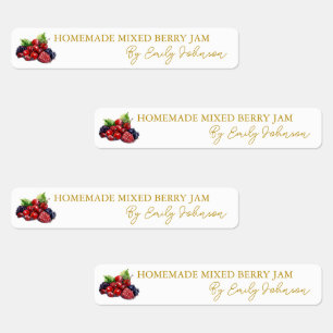 Etiquetas Rótulo Mínimo de Emperramento de Berry Misturado