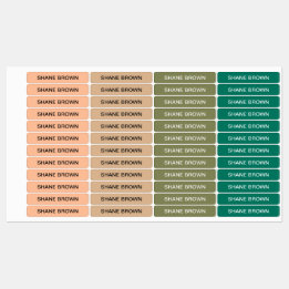 Etiquetas Rótulos ColorFlex Iron-On