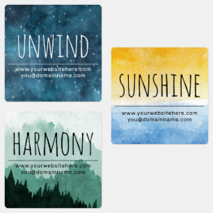 Etiquetas Rótulos de Garrafa de Rolos de Óleo da Mãe Terra