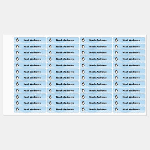 Etiquetas Rótulos de Nome à Prova de Água para a Escola Pequ