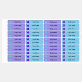 Etiquetas Rótulos de nome para crianças à prova de escola/ág