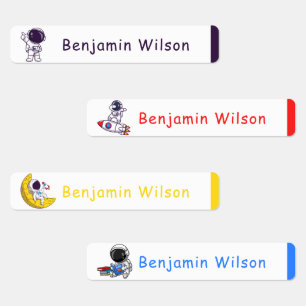 Etiquetas Rótulos de nomes de crianças personalizadas de ast