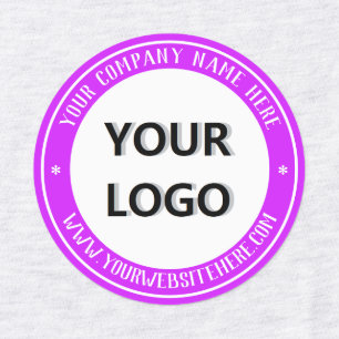 Etiquetas Rótulos de Produto com Logotipo da Empresa Exemplo