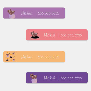 Etiquetas Rótulos do Número do Almoço da Classe Escola de