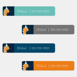 Etiquetas Rótulos do Número do Lunch de Classe Escolar do Di