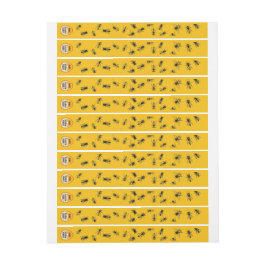 Etiquetas Rótulos Dourados Amarelos Amarelos à prova de Erva