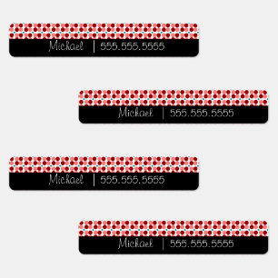 Etiquetas Rótulos Número de Nome da Classe Escola de Ponto