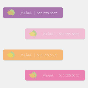 Etiquetas Rótulos Número do Almoço da Classe de Fruta de 