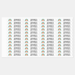 Etiquetas Rótulos Personalizados com Nome do Professor – Des