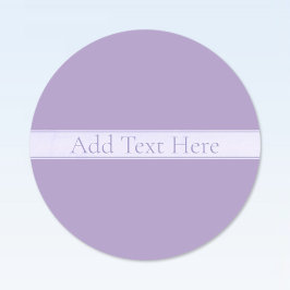 Etiquetas Roxo de Lavanda Leve Elegante Personalizável