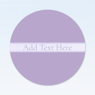Etiquetas Roxo de Lavanda Leve Elegante Personalizável