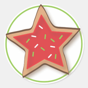 Etiquetas saborosos do biscoito do Natal