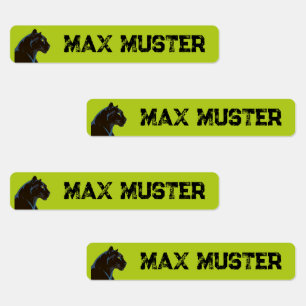 Etiquetas Schwarzer Panther - 96 Schmmmmen Kindt-tiketten