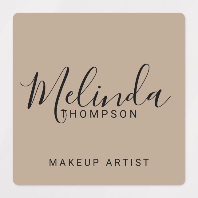 Etiquetas Script Moderno Profissional (Design 1)