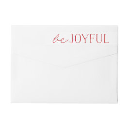 Etiquetas Seja alegre | Feriado Vermelho e Branco