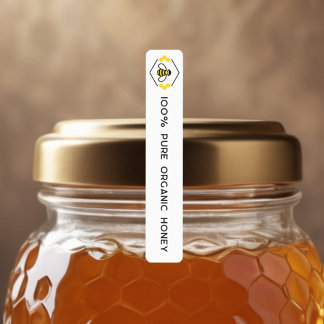 Etiquetas Selo à Prova de Violação Com Logotipo Jar de Mel T
