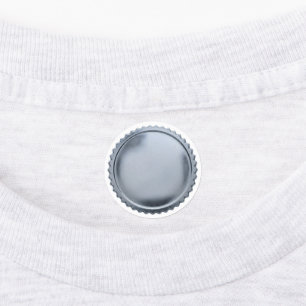 Etiquetas Selo de Metal Serrarizado Azul Aço Personalizado e