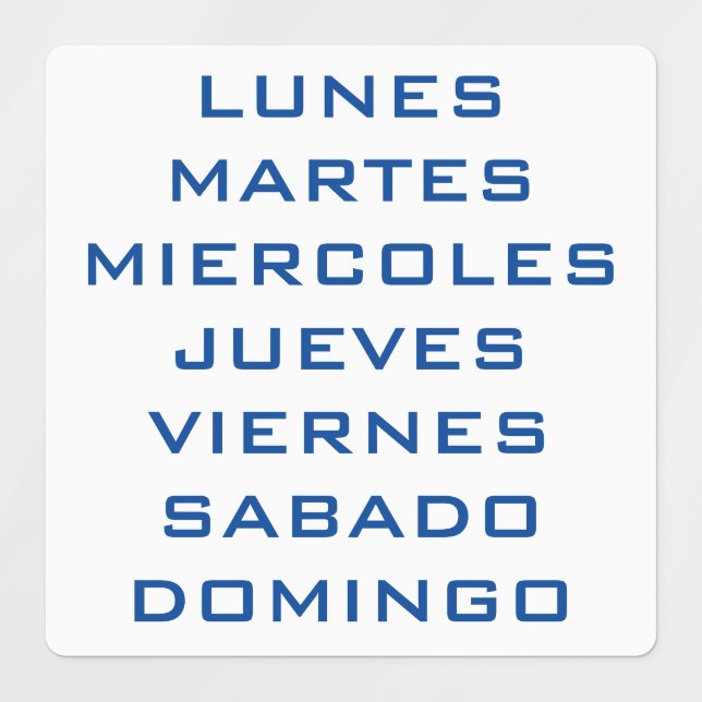 ETIQUETAS SEMANAIS (Design 1)