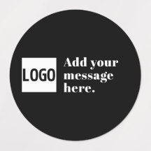 Seu logotipo ou imagem carregada e texto retrô edi
