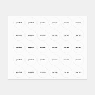 Etiquetas simples seu texto aqui rótulo personalizado