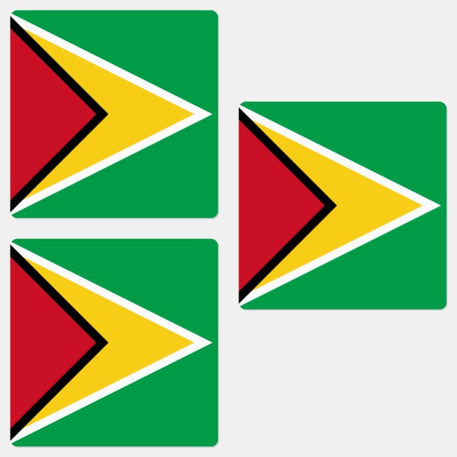 Etiquetas Sinalizador da Guiana (Grupo)