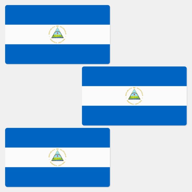 Etiquetas Sinalizador Nicarágua (Grupo)