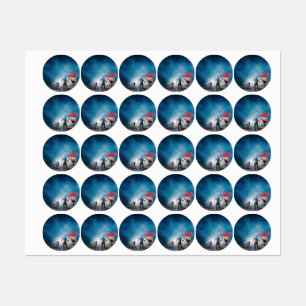 Etiquetas SlipperyJoe's feliz Halloween olhos brilhantes zum