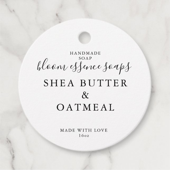 Etiquetas Soap (Frente)