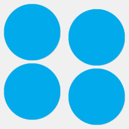 Etiquetas Solid Cyan Blue Background