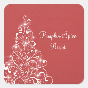 Etiquetas Sparkly do cozimento da árvore do