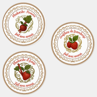 Etiquetas Sweet Rhubarb & Strawberry – Natural Artisan Label