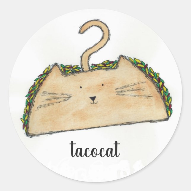 Etiquetas Tacocat (Frente)