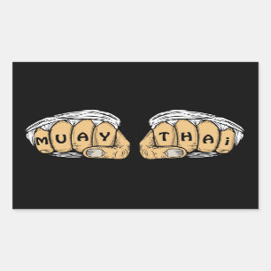 Etiquetas tailandesas de Muay