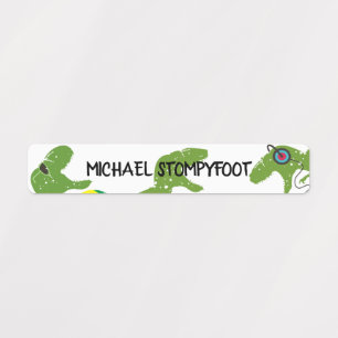 Etiquetas Tampões de identificação da diversão do Dinossaur 