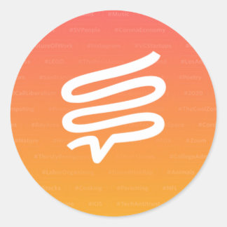 Etiquetas Telepath pequenas, 1,5", folha de 20