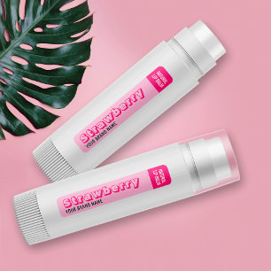 Etiquetas Tendência Hot Pink Girly Lip Gloss 5.5g Lip Balm T