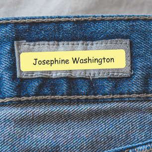 Etiquetas Texto Colorido Personalizado De Volta Para Roupas