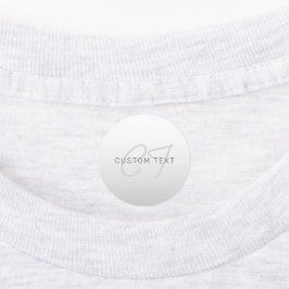 Etiquetas Texto editável para saudação comercial de nome | F