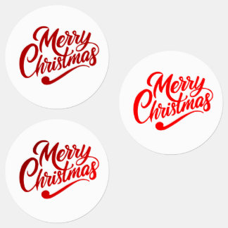 Etiquetas Tipografia Feliz Natal
